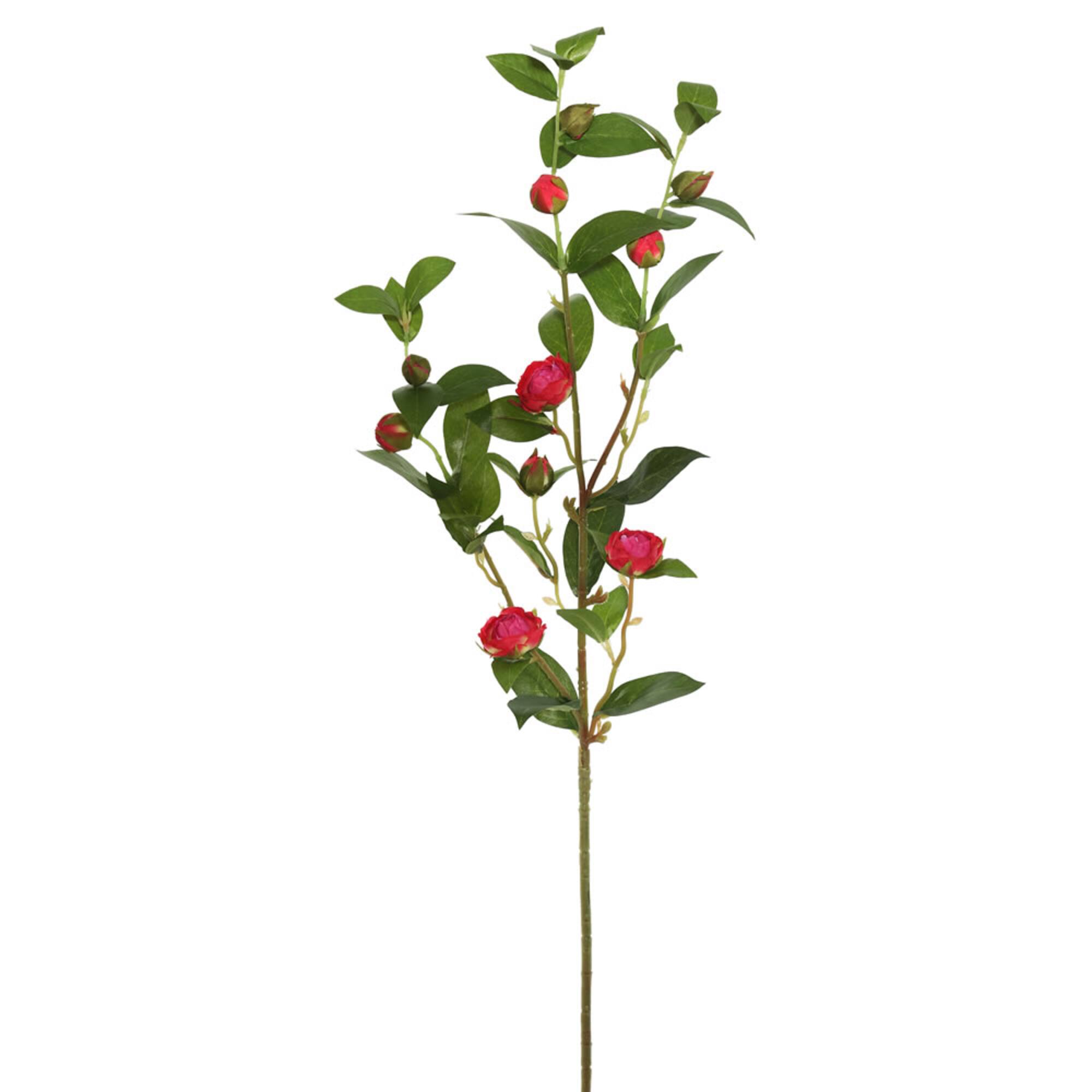 Red Tea Rose Spray